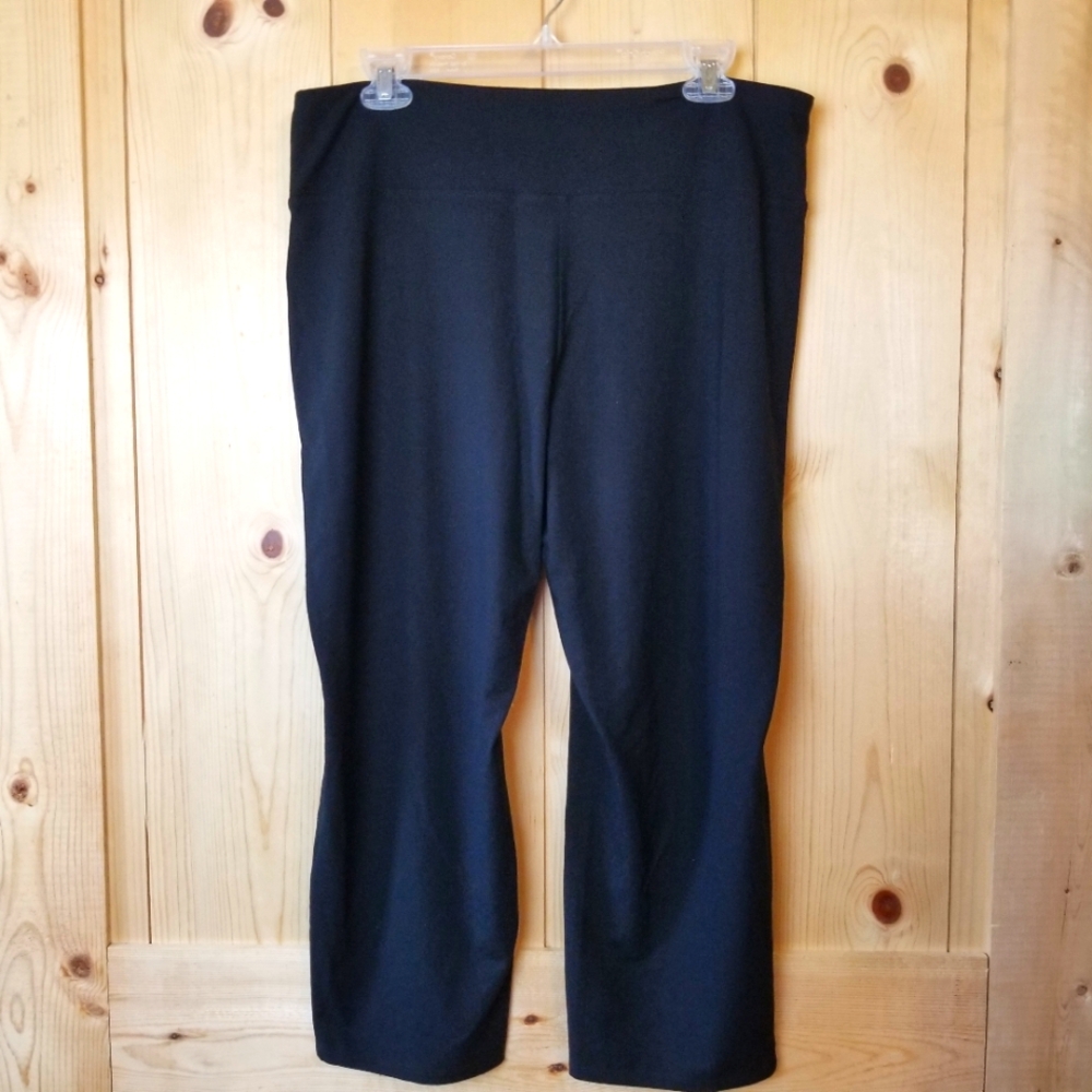 J. Jill Wearever Collection Black Smooth Fit Cropped Knit Pants NWT
